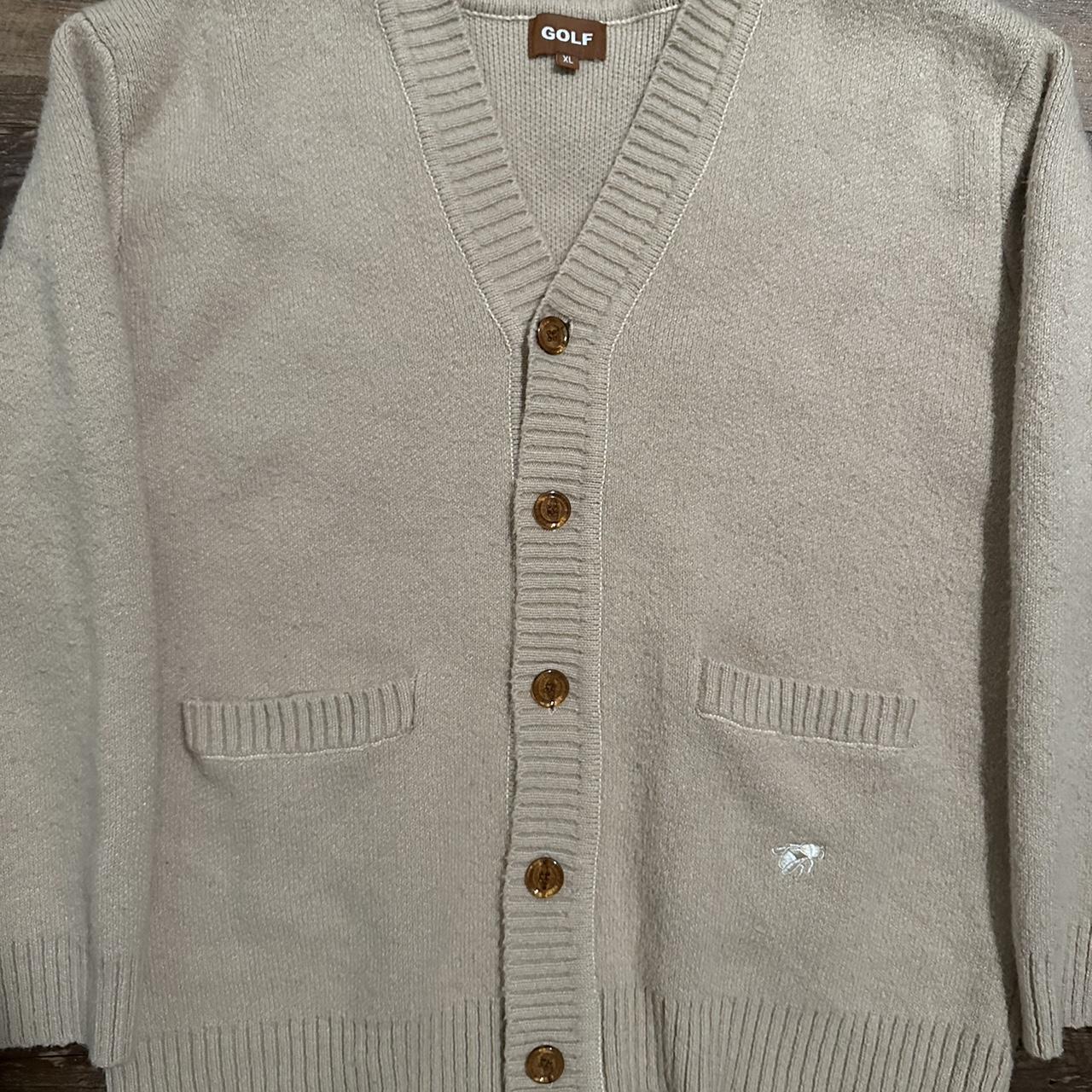 Golf Le Fleur Bee Tan/beige cardigan , Size XL...