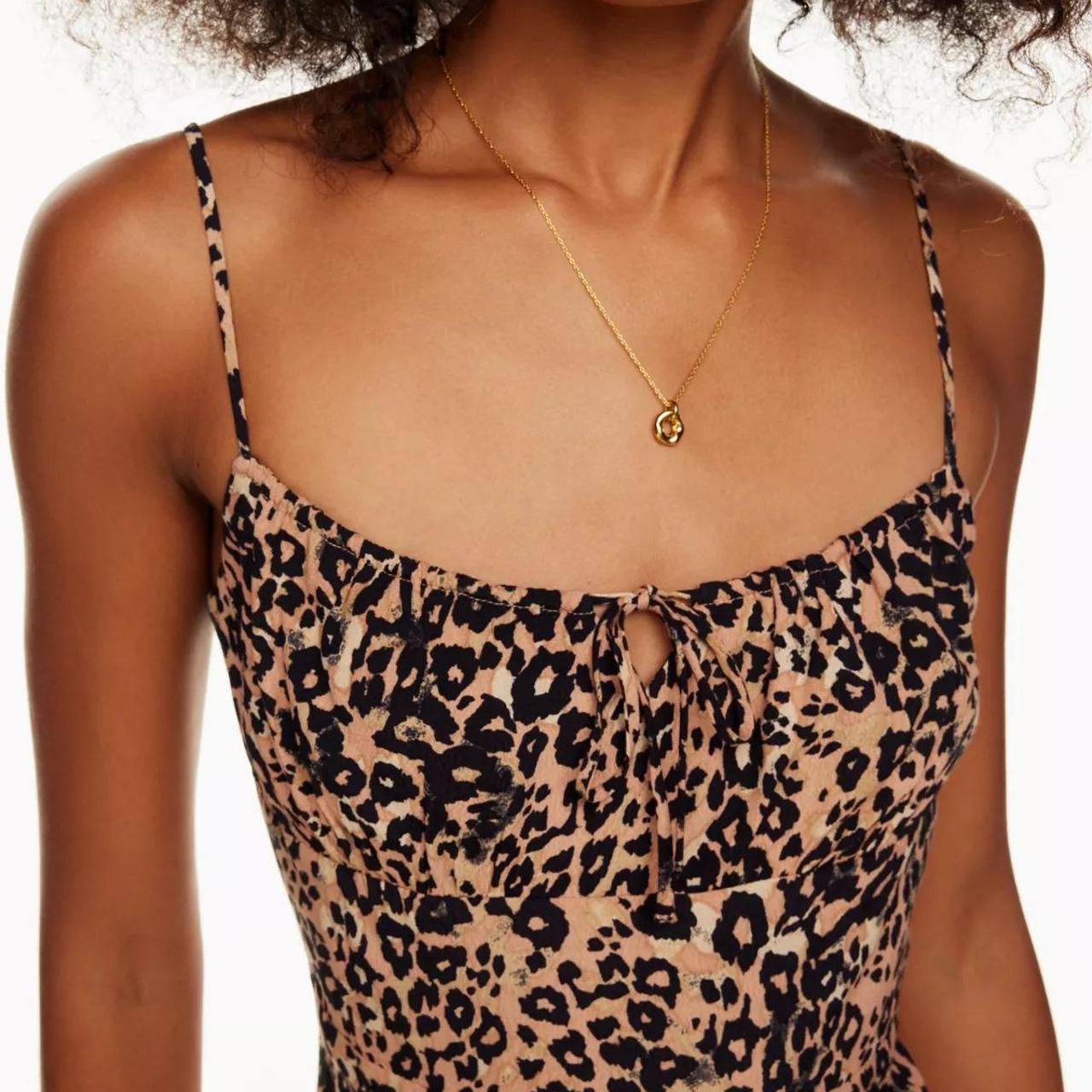 Aritzia leopard outlet dress