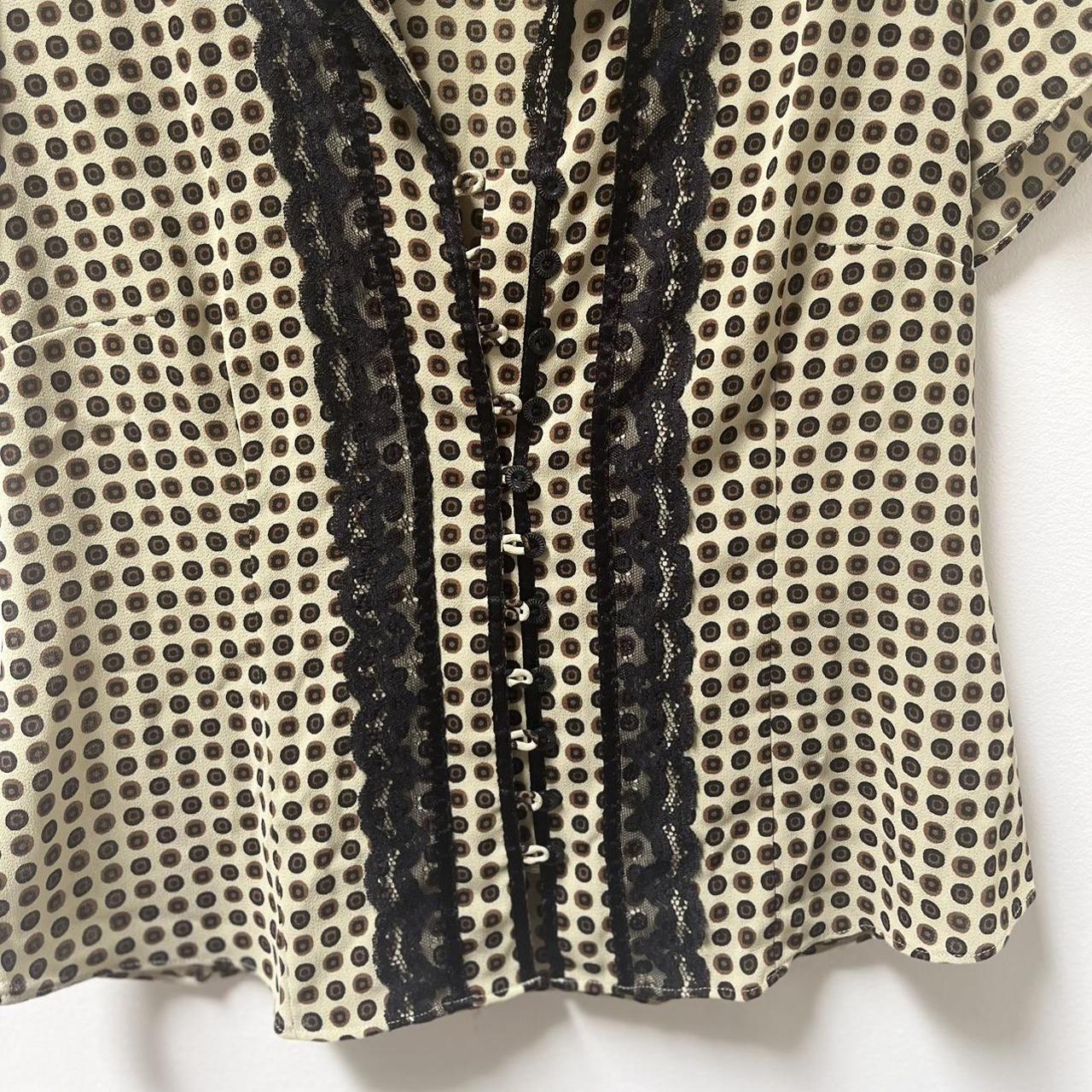 Melissa Women's Yellow and Black Blouse (3)