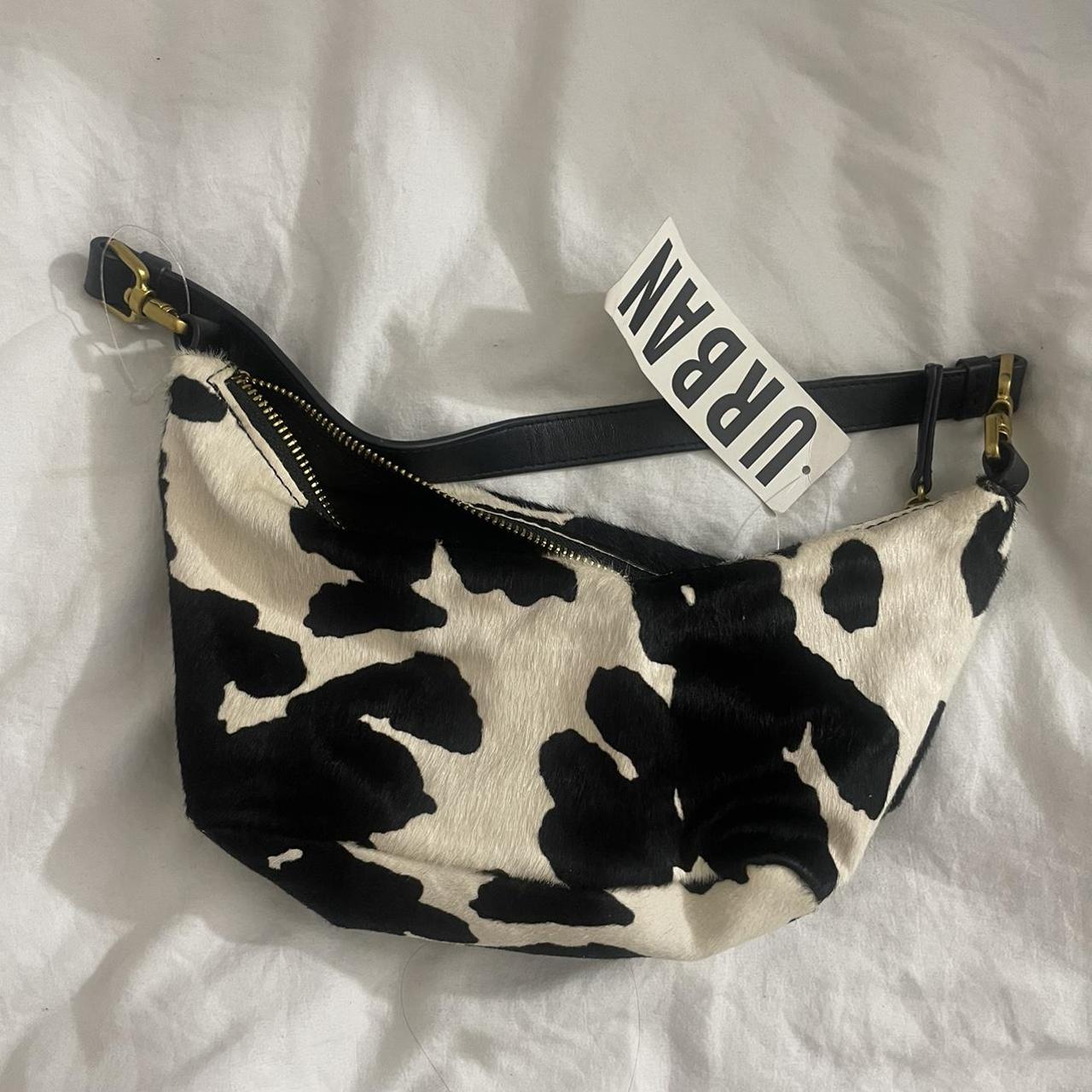 NWT Urban Outfitters Cow Print Mini Bag super Depop