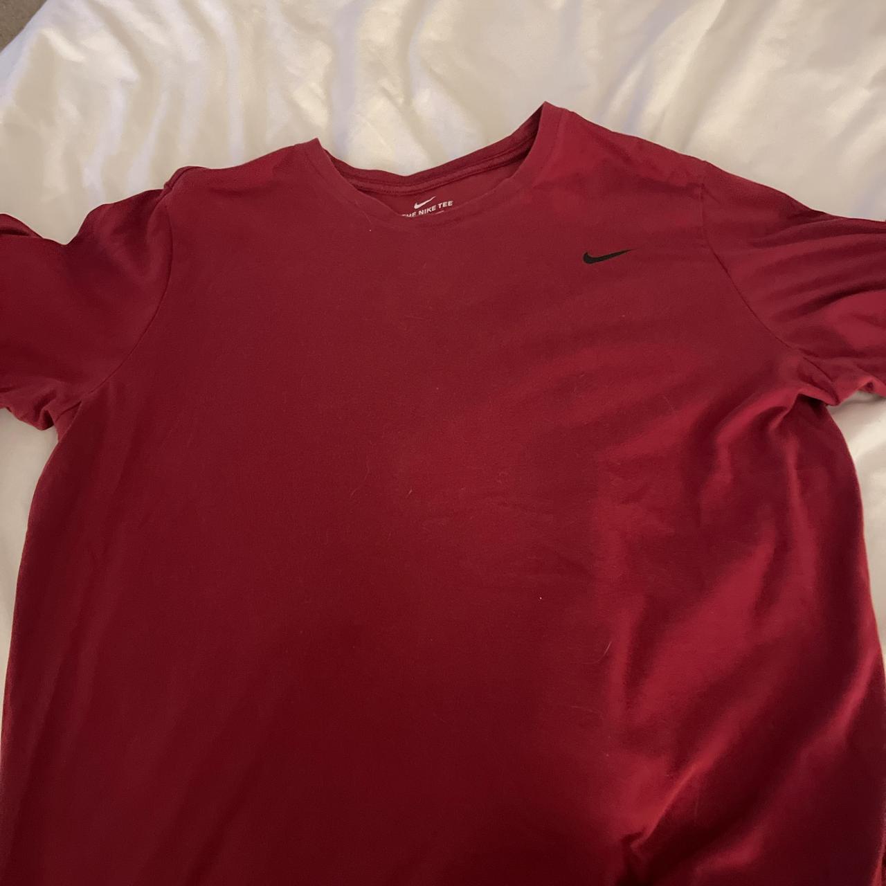 team red nike shirt
