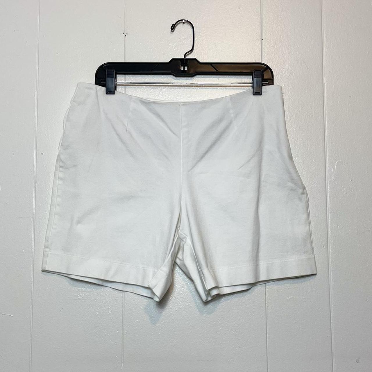 Vintage High Waisted White Dress Shorts These hot... - Depop