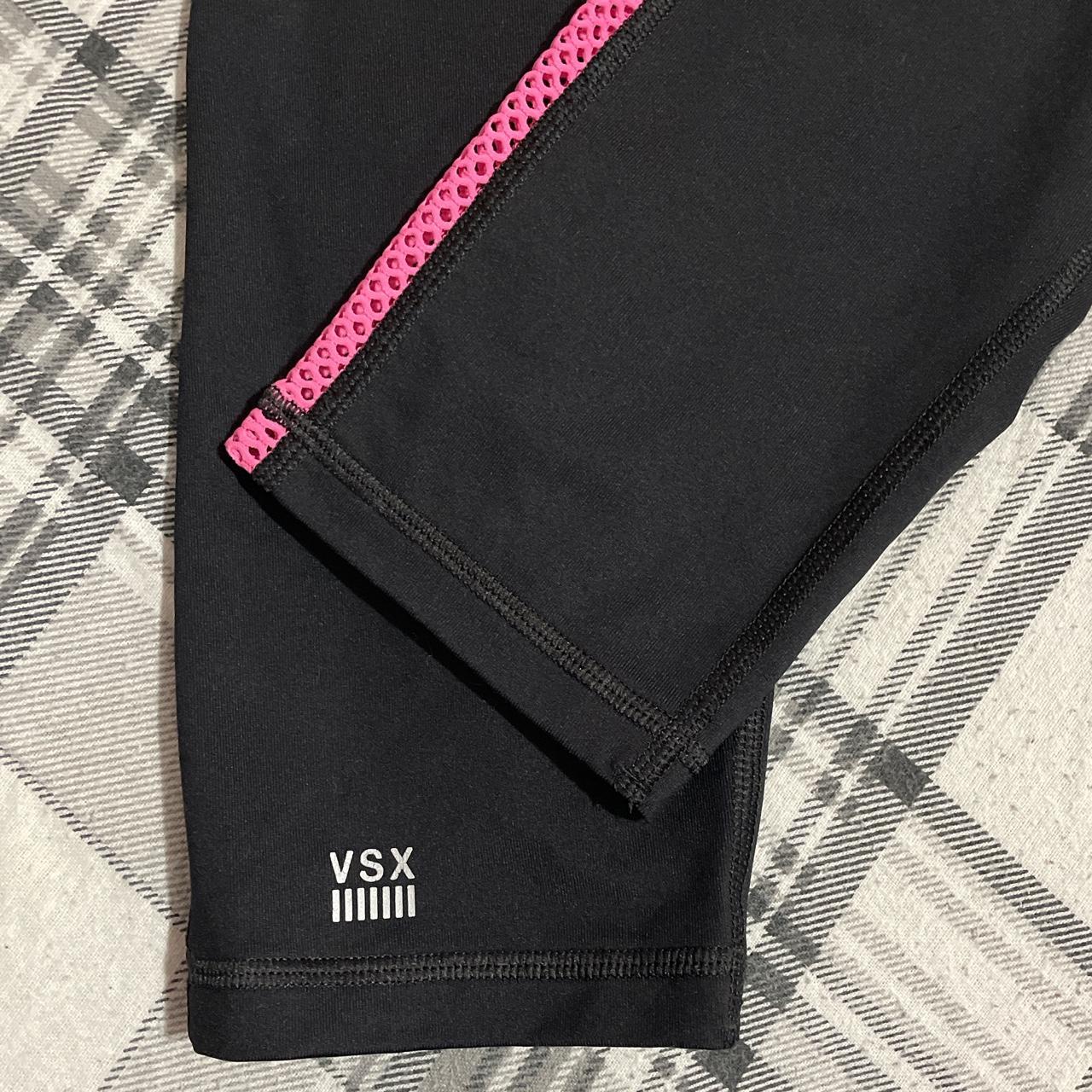 Victoria Secret Sport Capri Leggings Fishnet side - Depop