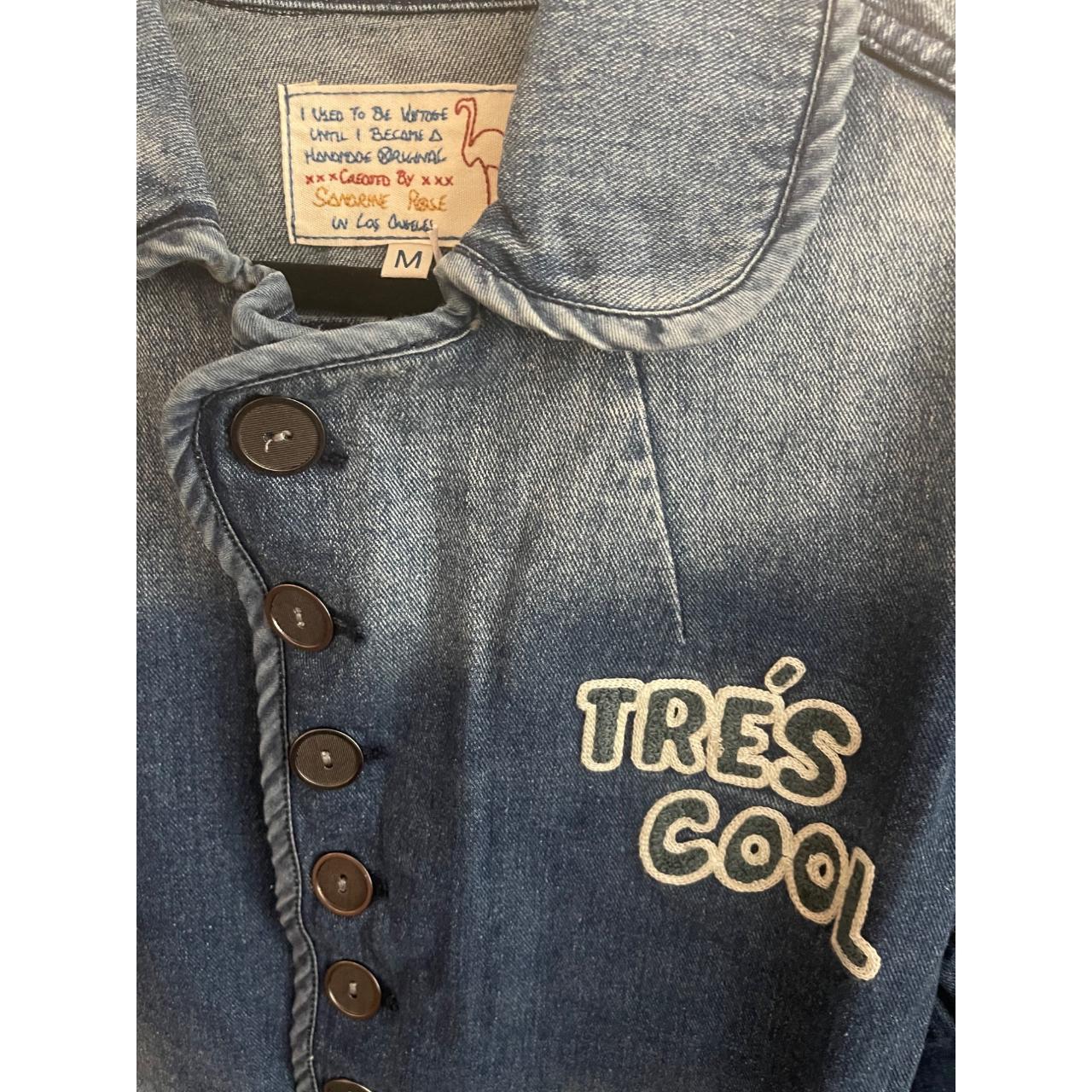 SANDRINE ROSE The Chateau store ‘Tres Cool’ Denim Jacket Sz M