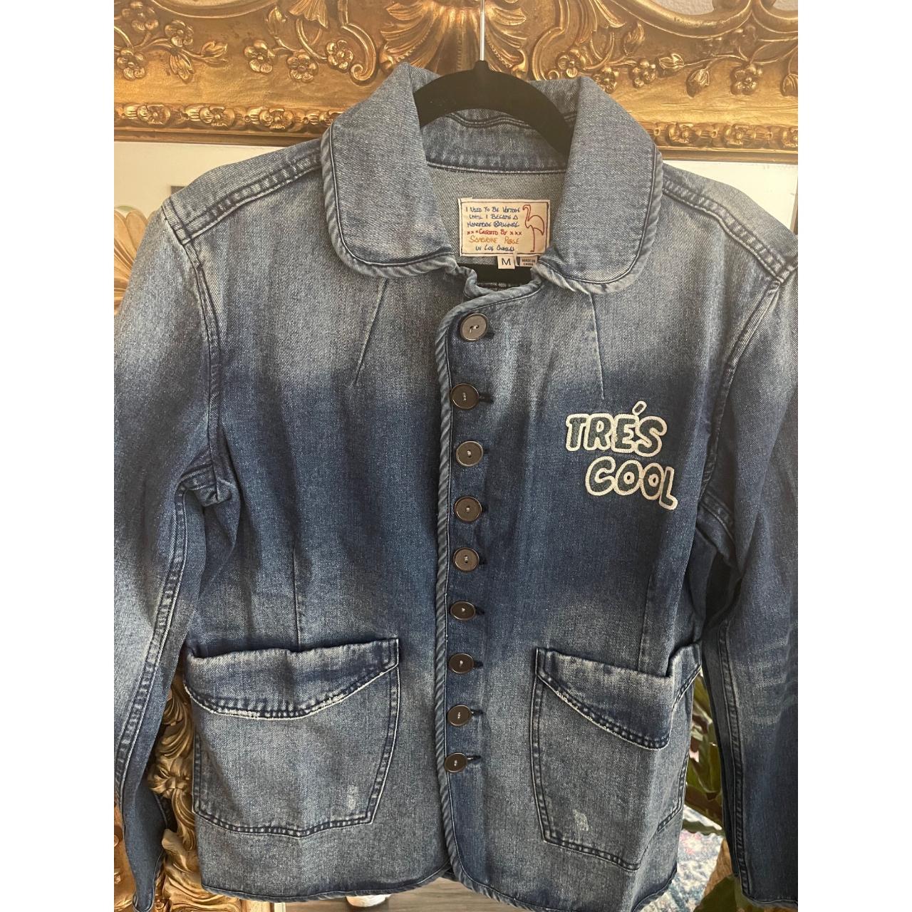 SANDRINE ROSE The Chateau store ‘Tres Cool’ Denim Jacket Sz M