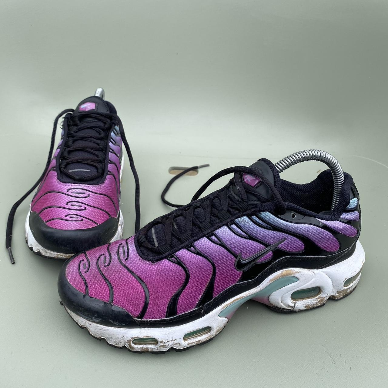 Nike Air Max Plus TN Gradient Purple Black Turquoise... - Depop