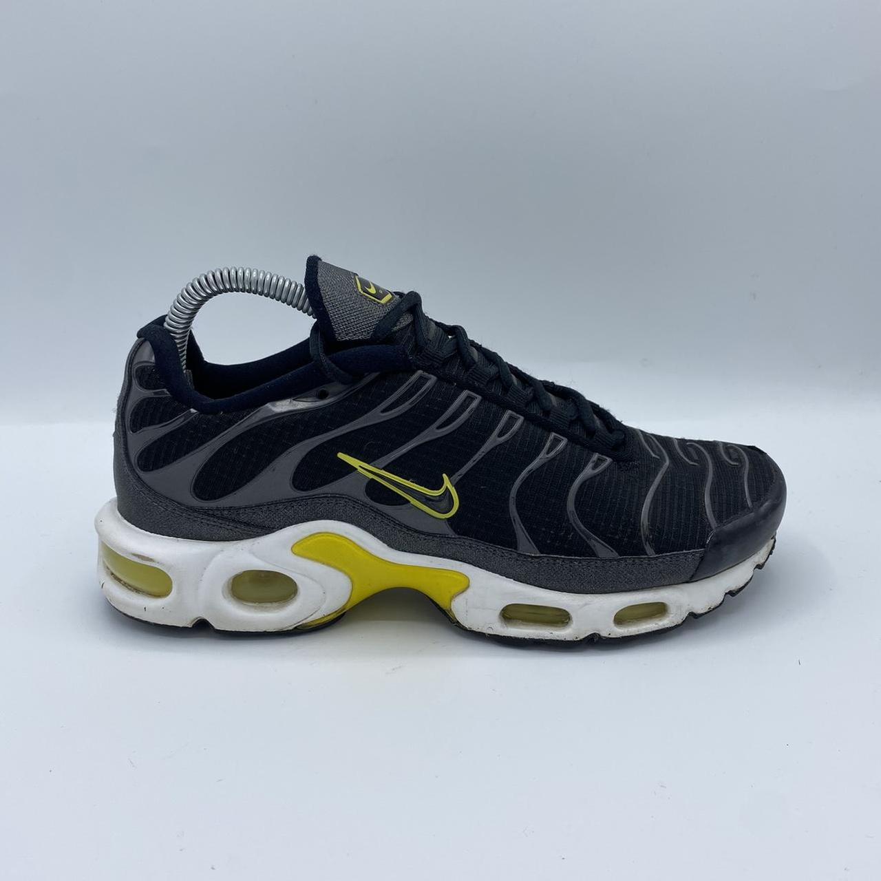 Nike Air Max Plus TN Black Active Yellow Womens Size. Depop