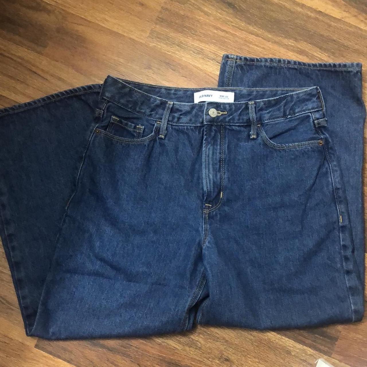 FREE SHIPPING OLD NAVY EXTRA HIGH RISE WIDE LEGS... - Depop