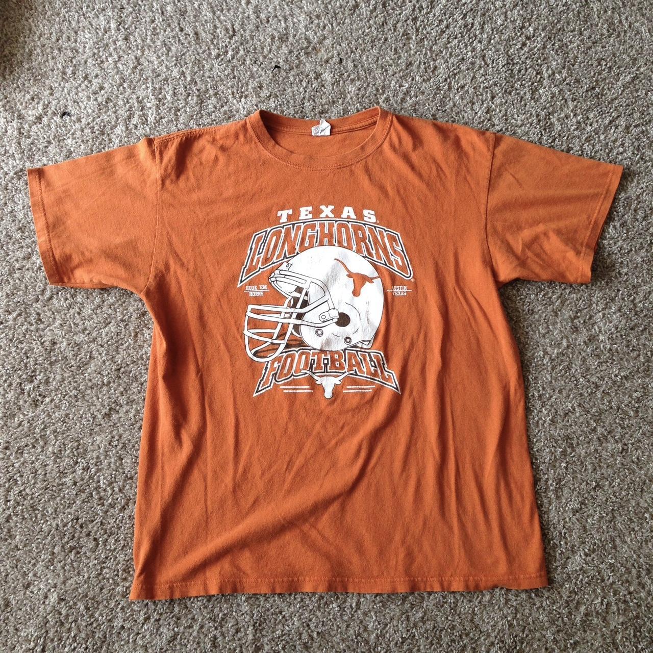 Vintage texas longhorn football T-shirt... - Depop