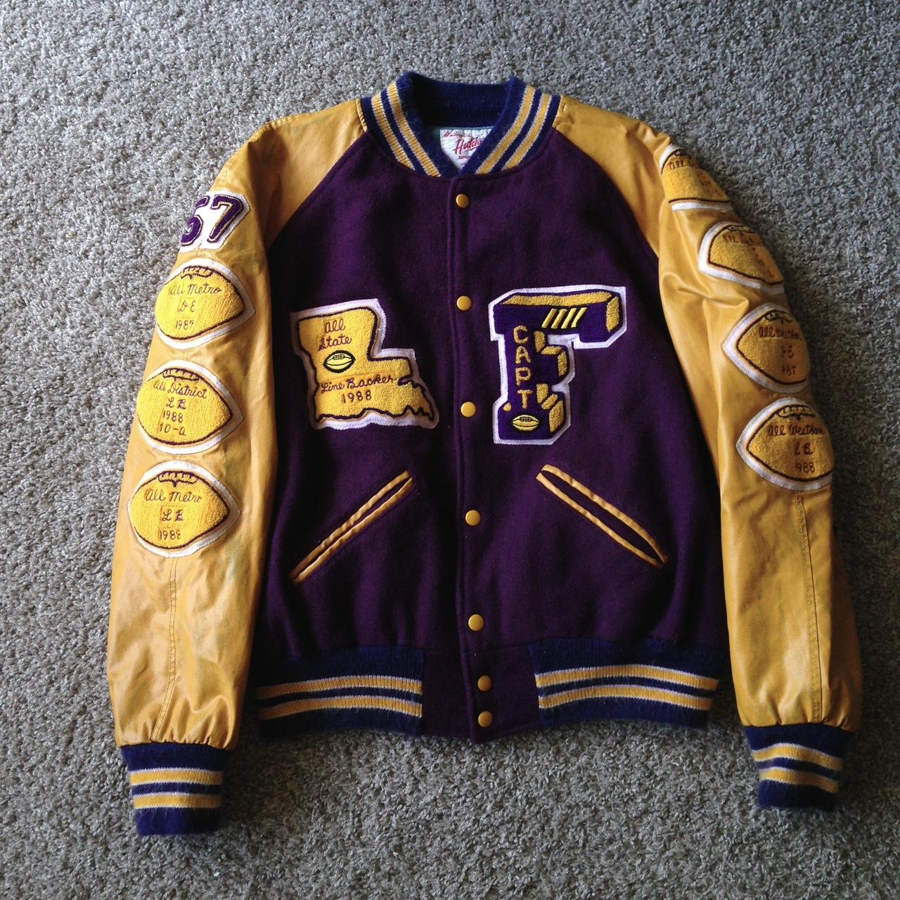 Men's Pittsburgh Steelers Varsity Jacket Size - Depop