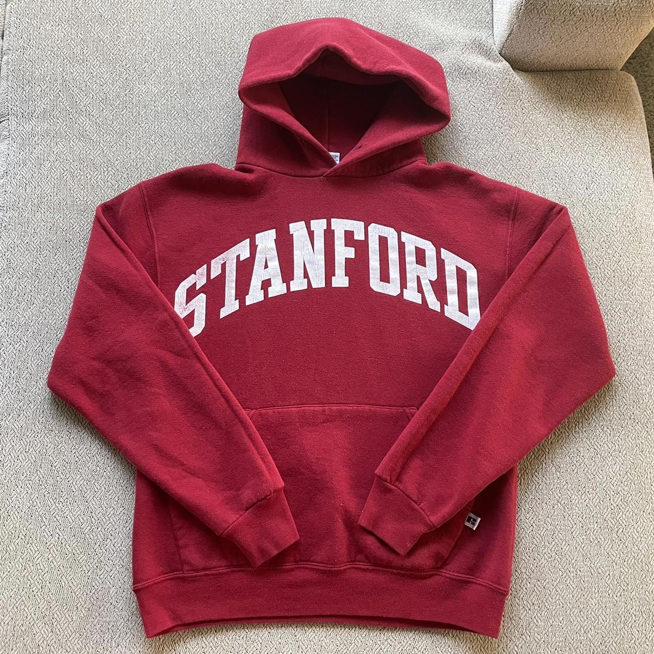 VINTAGE STANFORD UNIVERSITY RED HOODIE