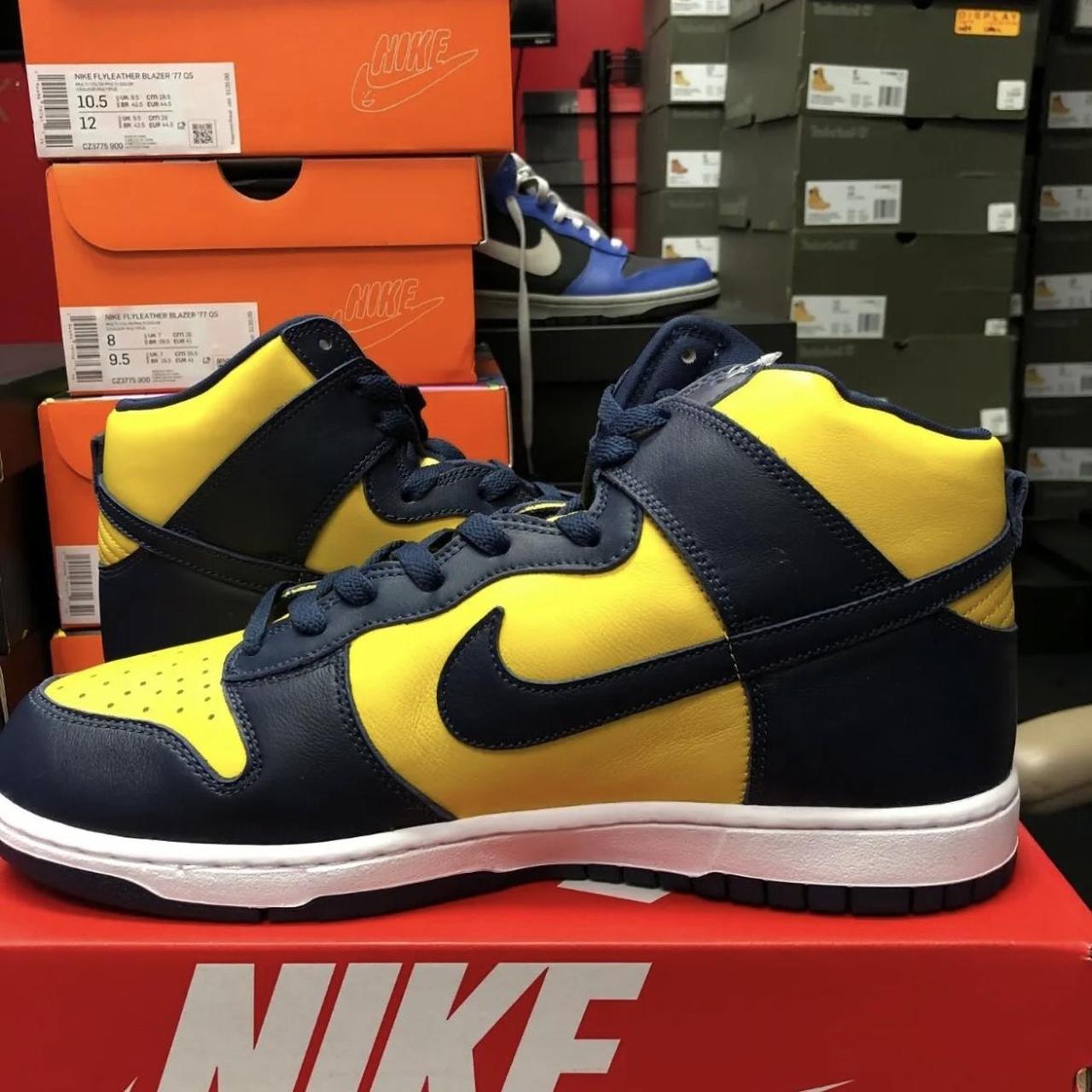 nike dunk michigan 2020