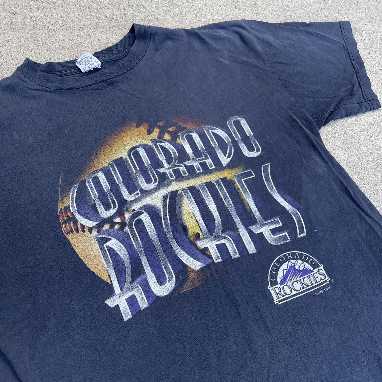 Vintage Single Stitch Colorado Rockies T Shirt - Men's XL