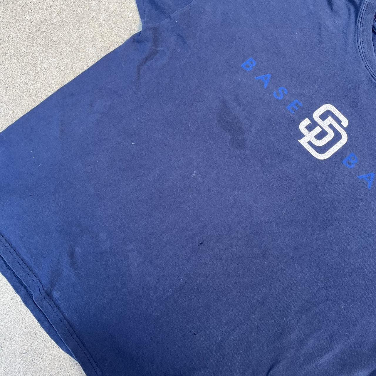 Vintage San Diego Padres Shirt Men XL White 1999 - Depop