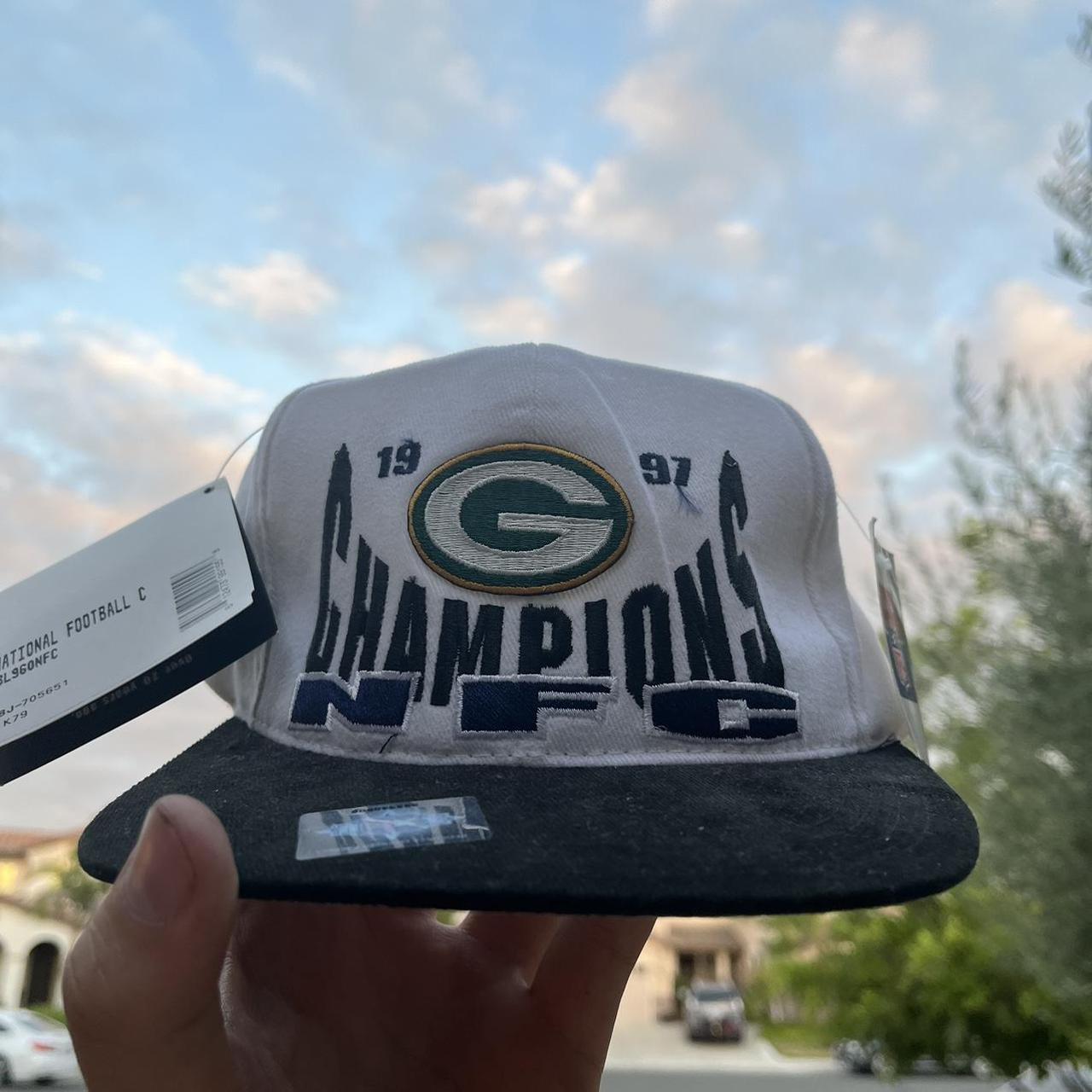 Vintage 1997 NFC Championship Hat Packers vs - Depop