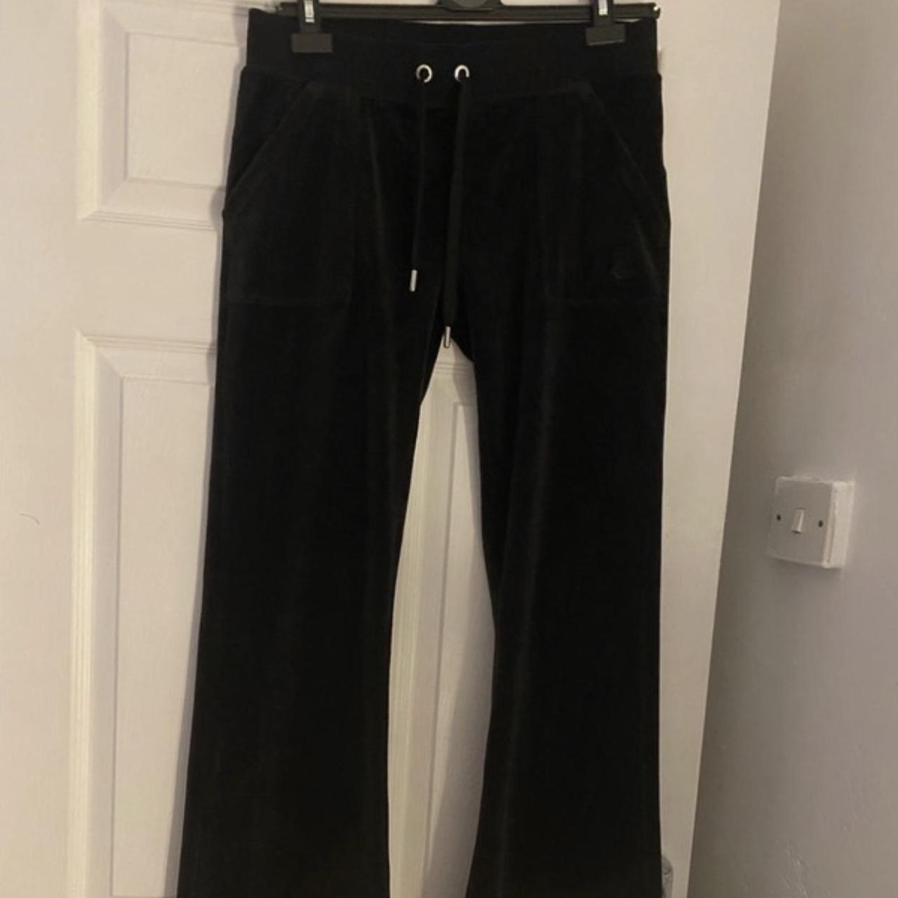 Juicy Couture UO Exclusive Black Low Rise Velour Depop