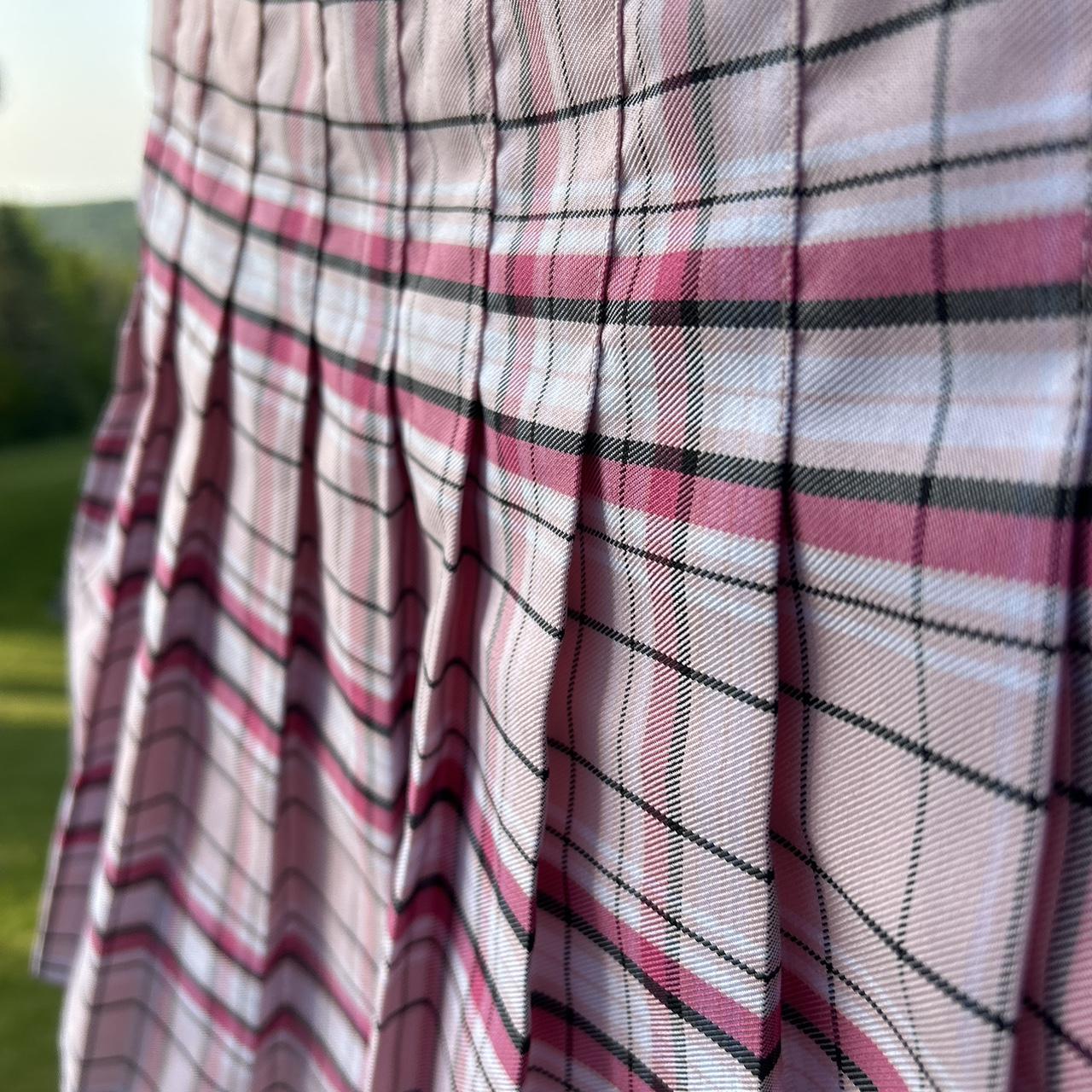 Women's Pink and Black Skirt (4)
