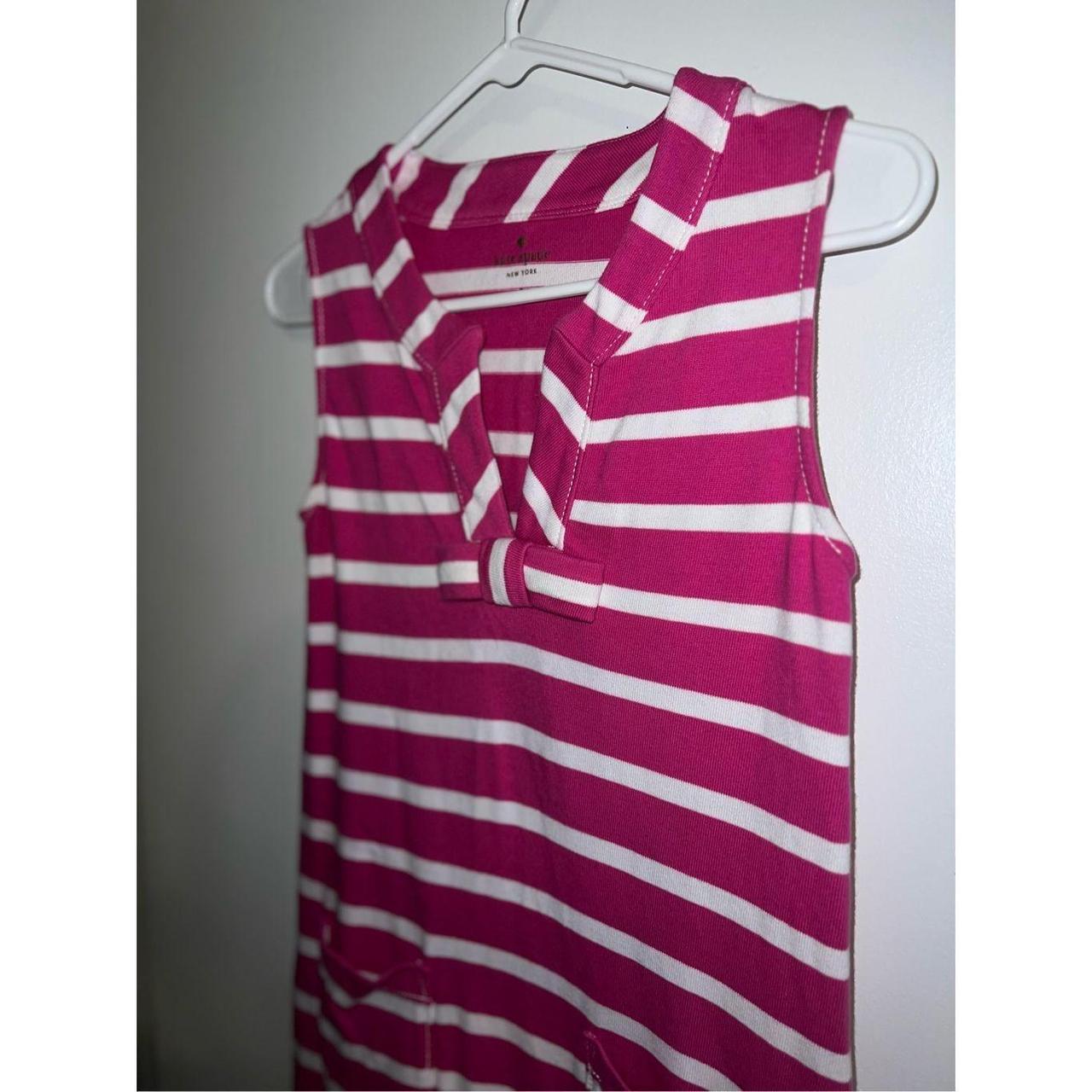 Kate Spade Women's Sleeveless Top Black with Pink - Depop