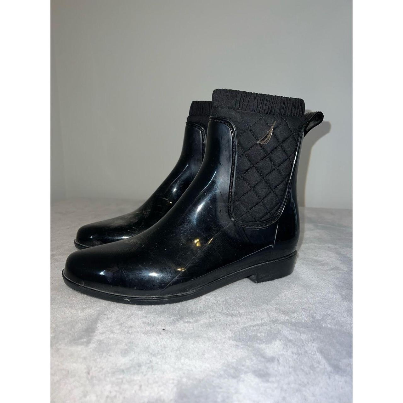 Nautical sales rain boots