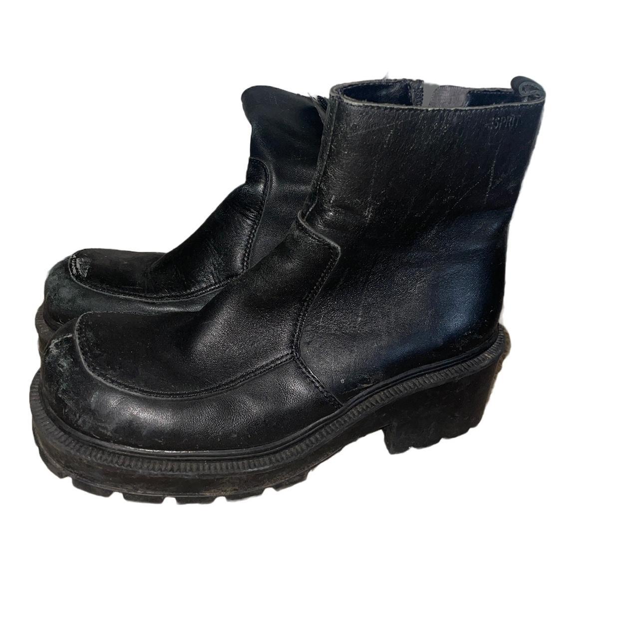 flatform combat boots