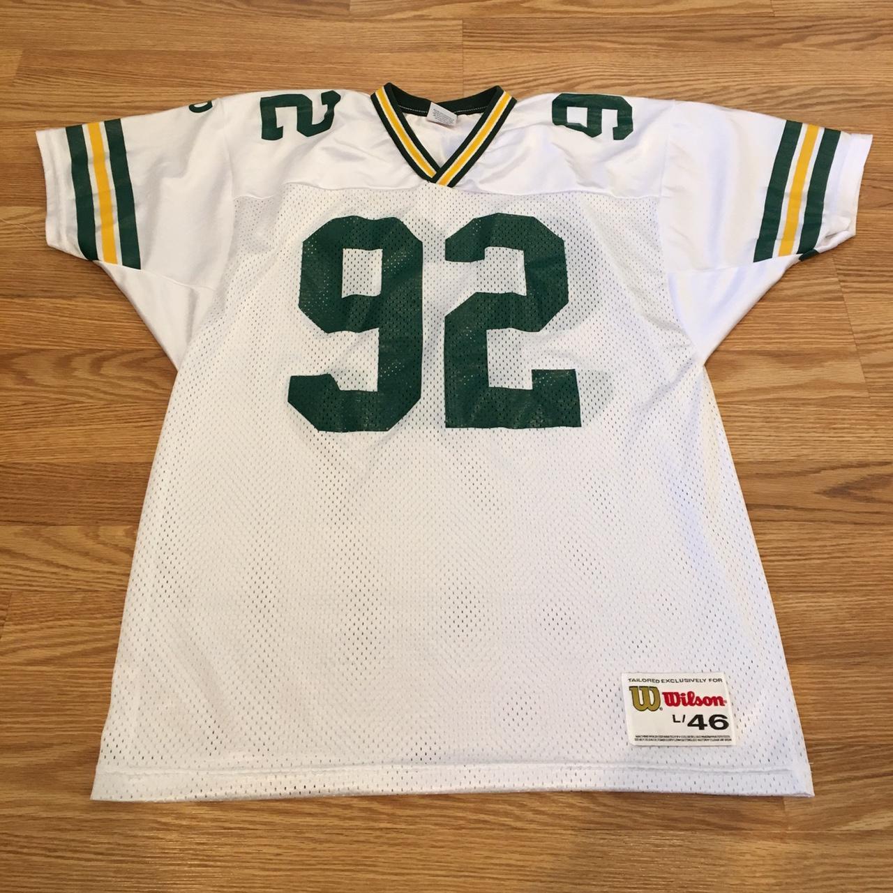 Vintage Reggie White Greenbay Packers Wilson... - Depop