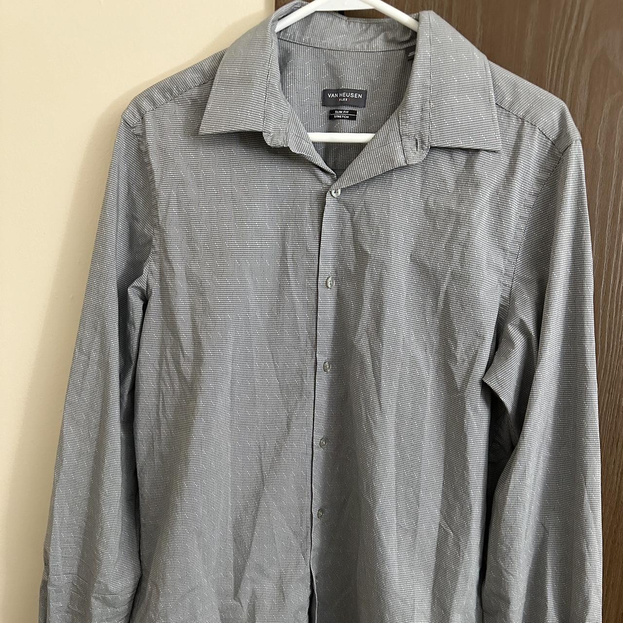 Van Husen men’s dress shirt 34/35 - Depop