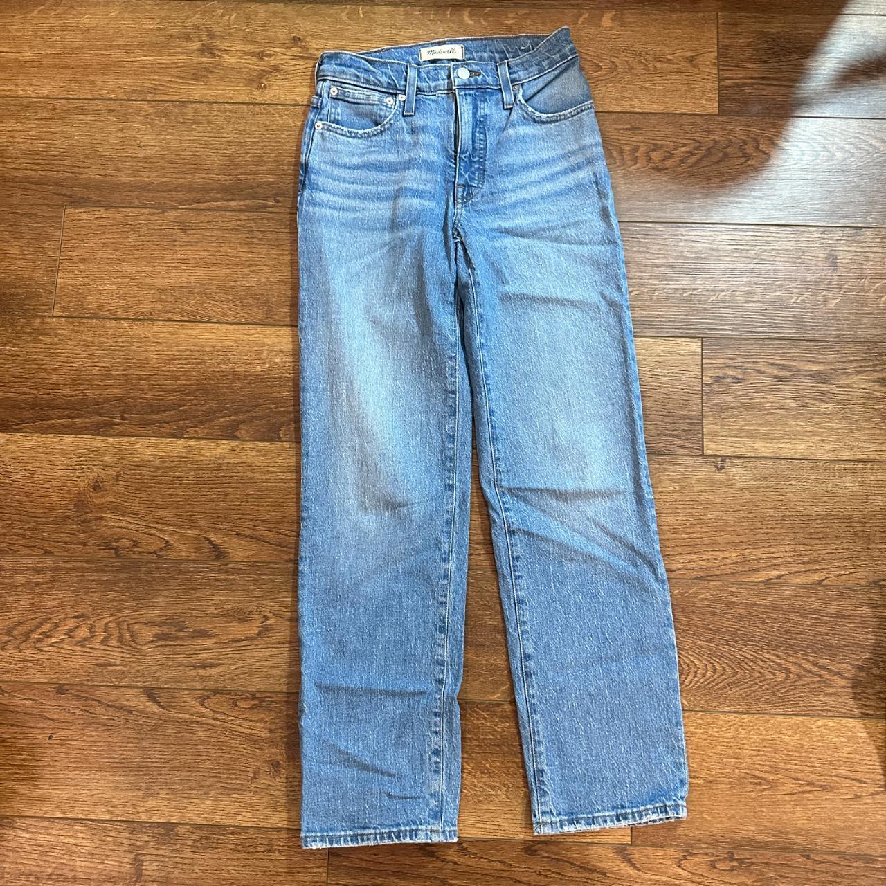 Madewell Mid-Rise Perfect Vintage Straight Jean -... - Depop