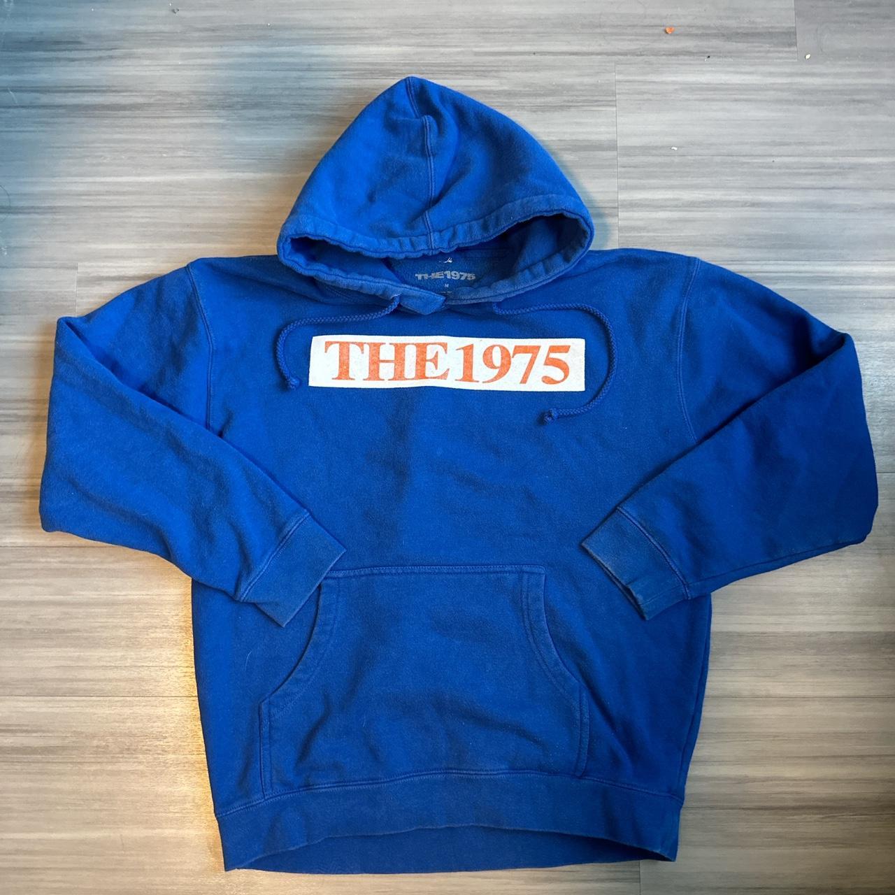 THE 1975 INDIE BAND TOUR BLUE HOODIE HIGH QUALITY... - Depop