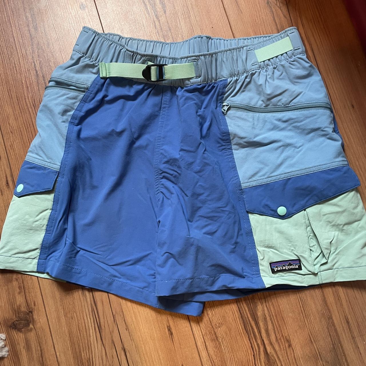 Size small Patagonia shorts with zipper and button... - Depop