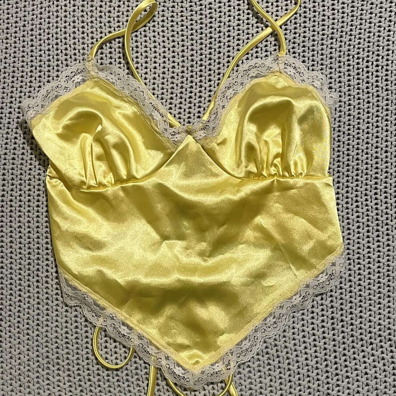 Fashion Nova Women's Yellow Vest Depop