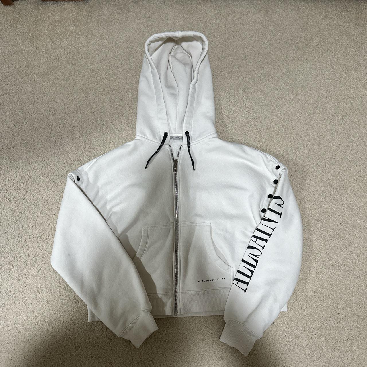 ALL SAINTS AMPHIA CHLO ZIP HOODIE SIZE M COLOR