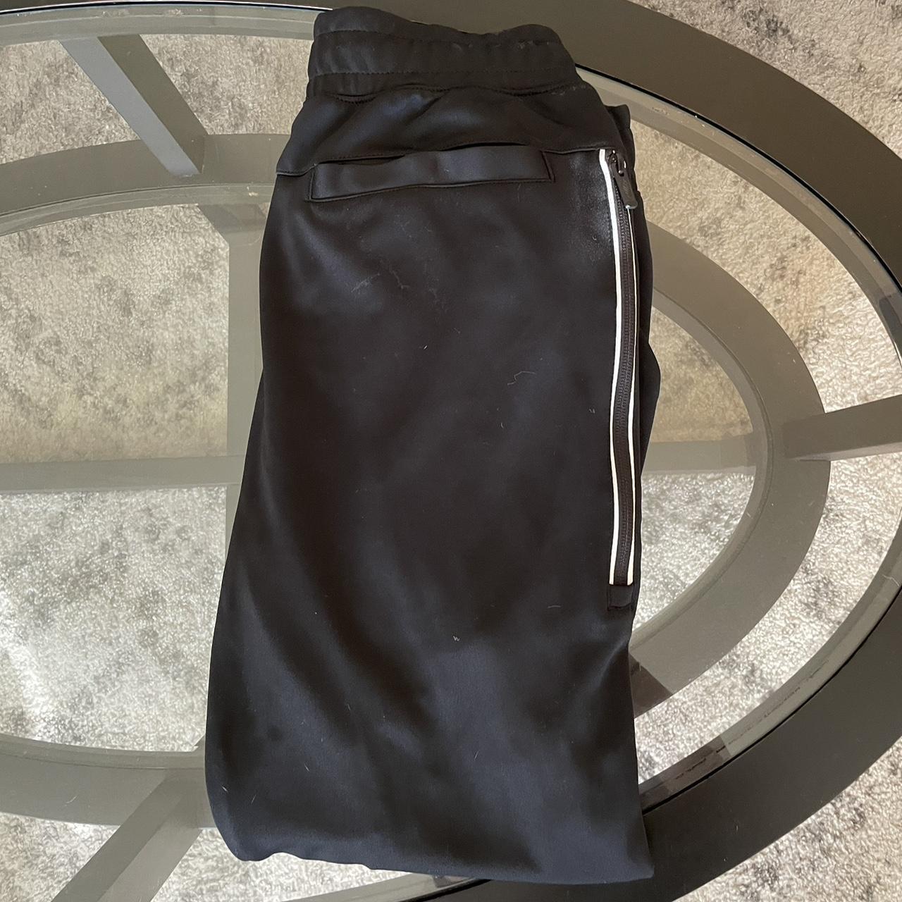 Nike Men’s Black and White Joggers-tracksuits | Depop