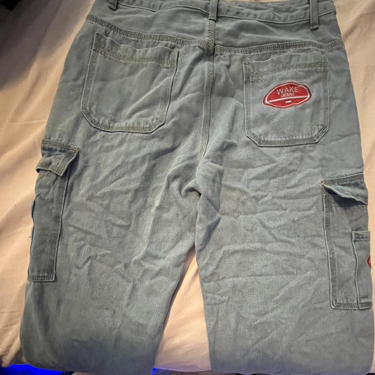 Baggy Cargo jeans size M shein never worn only to... - Depop