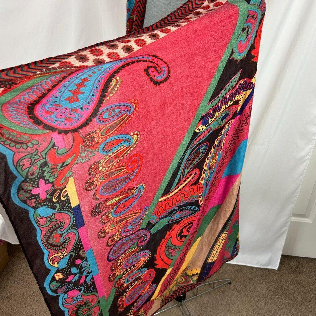 Source Unknown Women's Scarf - Multi – Large Flyi… - image 3