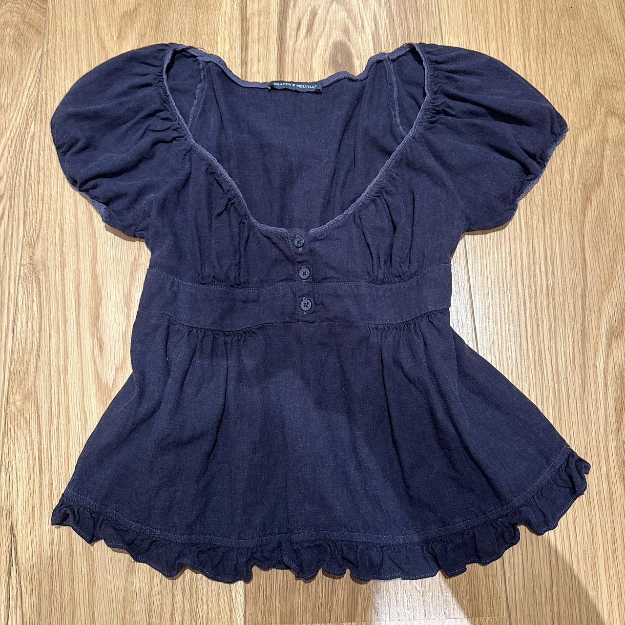 Brandy Melville Mabel Top Blue - $17 (32% Off Retail) - From Sophia