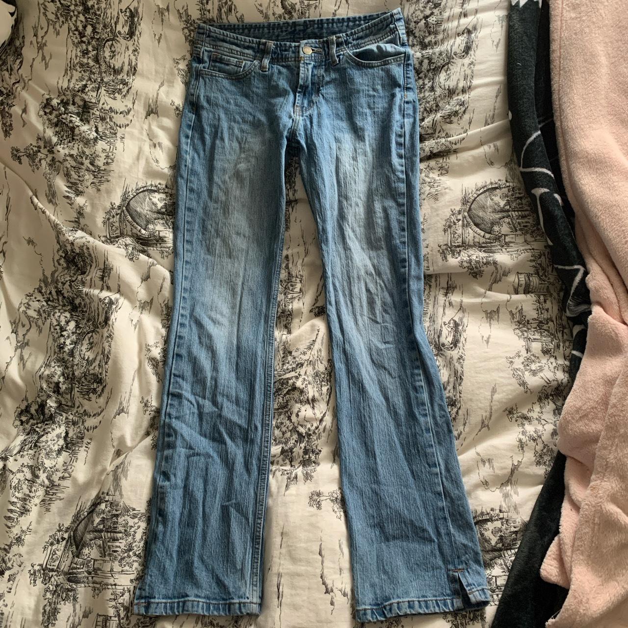 brandy john galt skinny flare jeans! needs a good... Depop