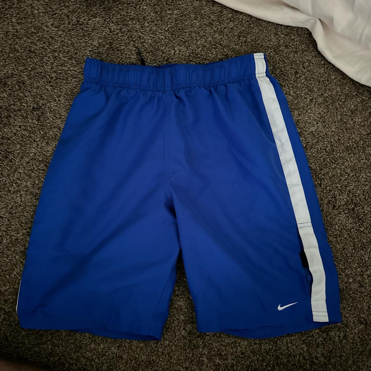 nike shorts with white stripe