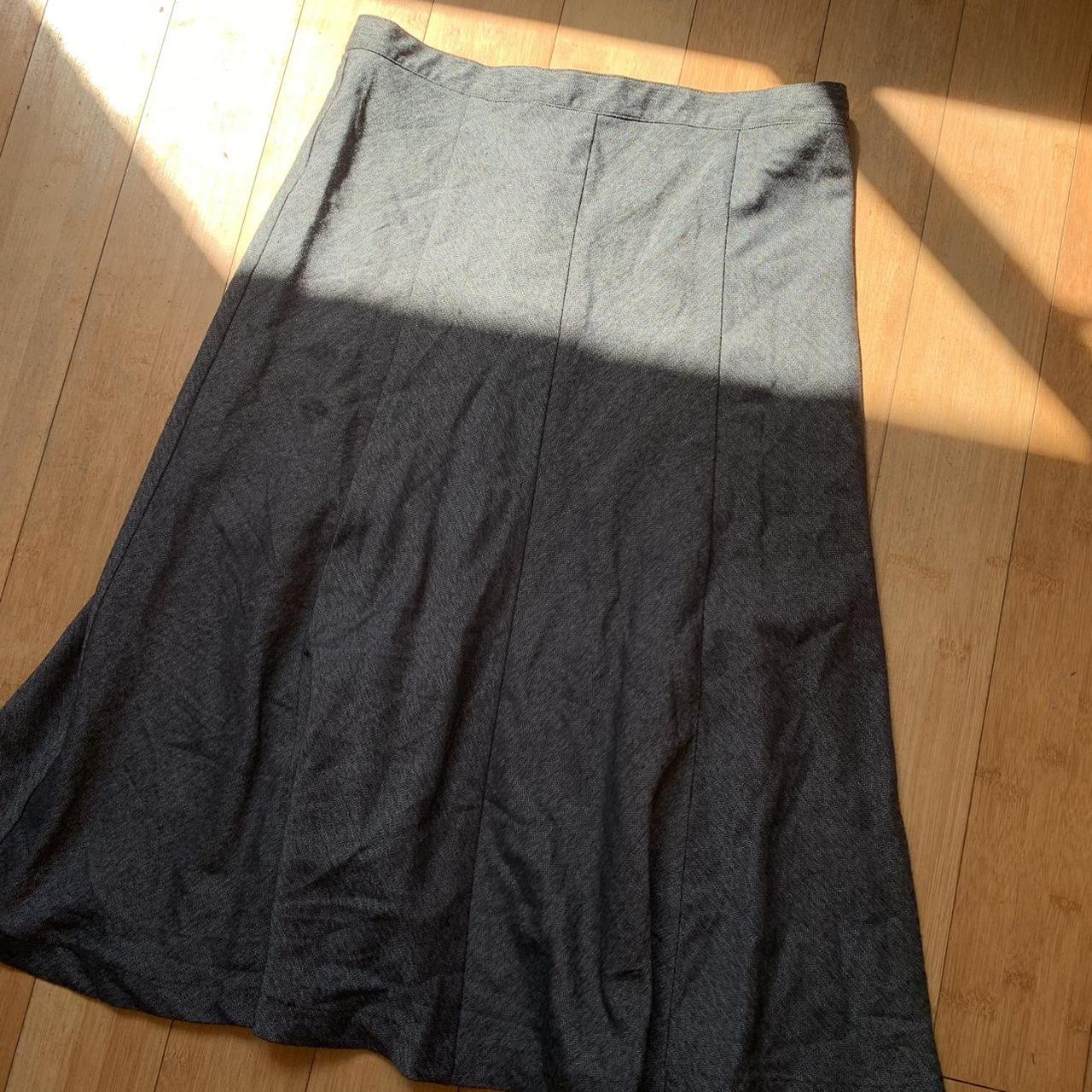 Stunning grey midi skirt🤍 INSTANT BUY IS ON! Best... - Depop