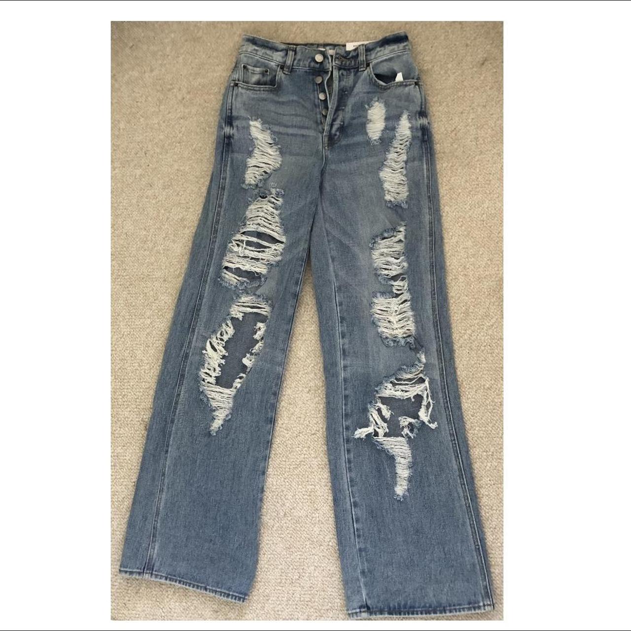 Pacsun Distressed Baggy Jeans - Depop