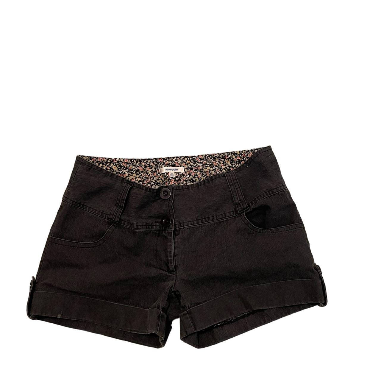 Cute Black Valley Girl Button Shorts Perfect For - Depop