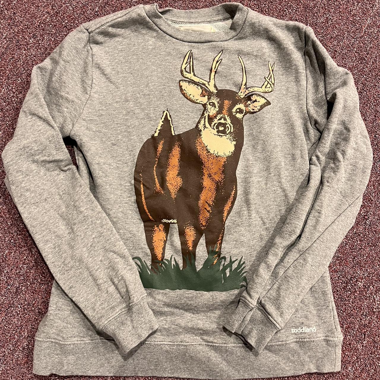 Toddland deer sweatshirt Size small VGUC Depop