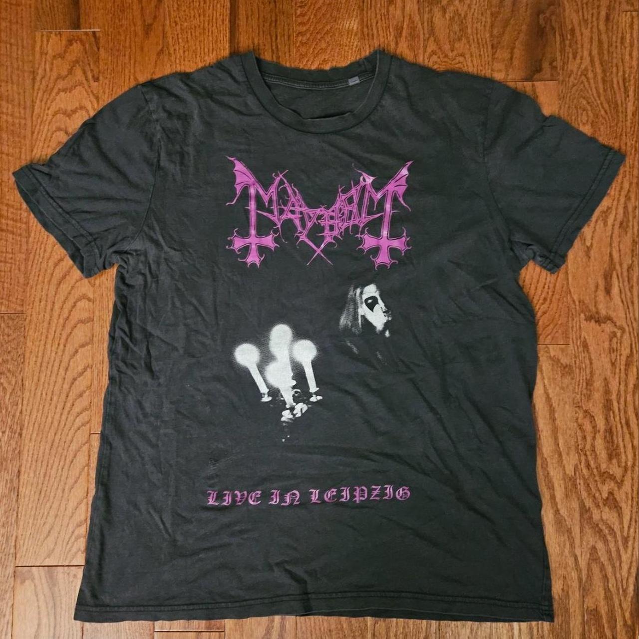 33 ★ plz let me free様 Mayhem live in Leipzig shirt gray size medium, very | Depop