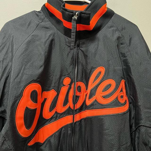 Men's 90's Majestic Baltimore Orioles Lined Jacket... - Depop