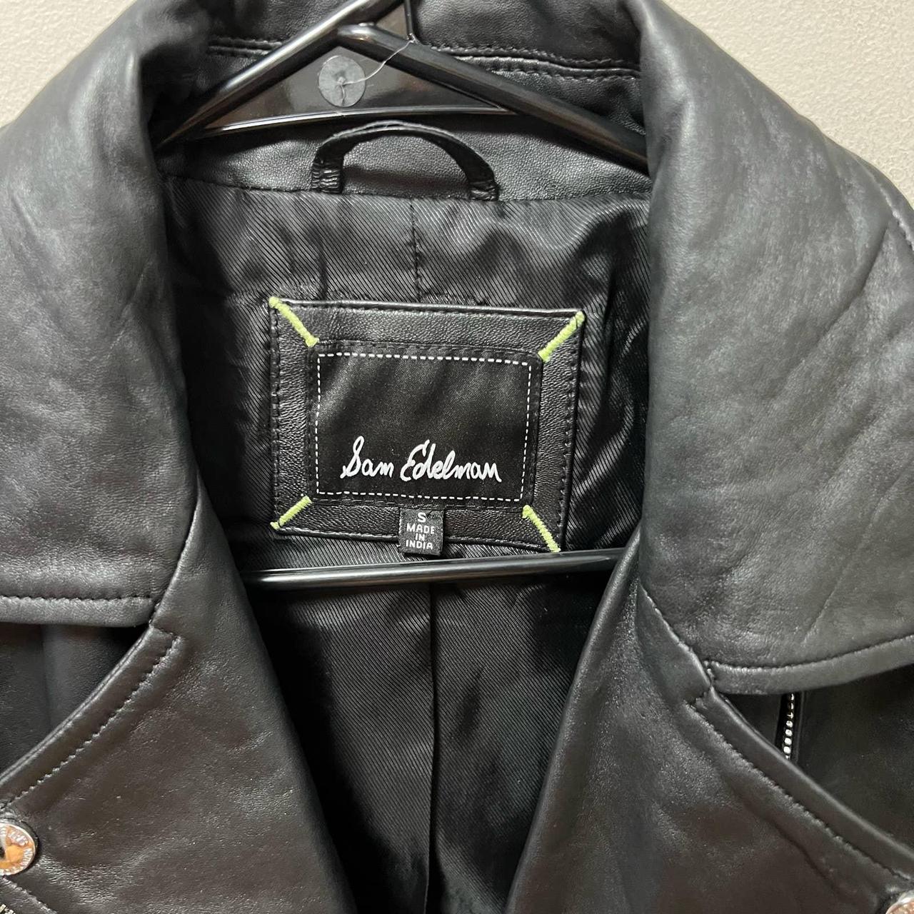 Sam edelman leather jacket sale