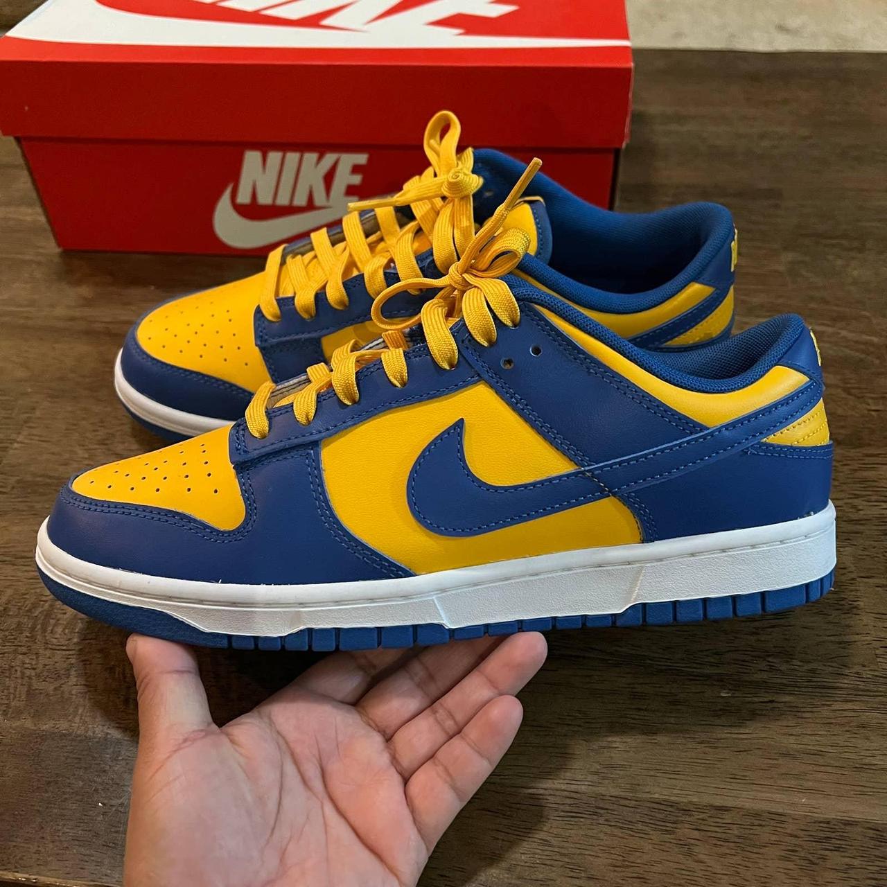 お取り寄せ可能 Nike Dunk Low BlueJay & UniversityGold - 靴