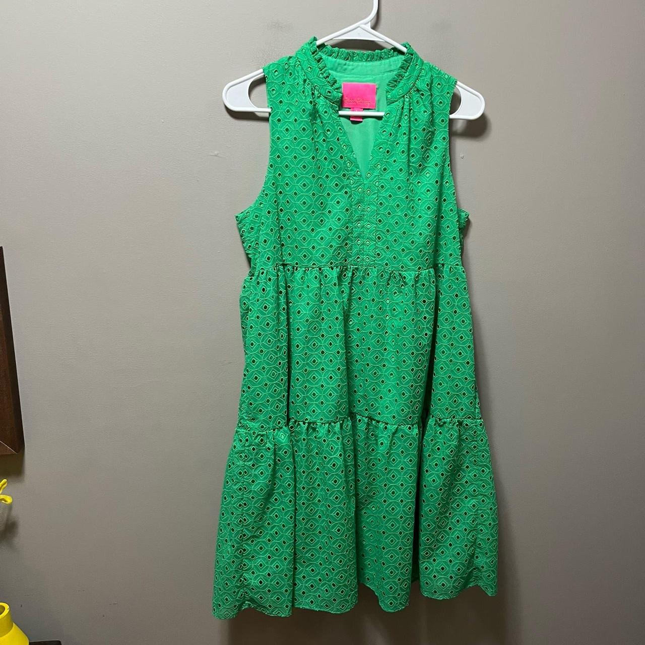 Lilly Pulitzer Novella Swing Agave Green Dress size... Depop