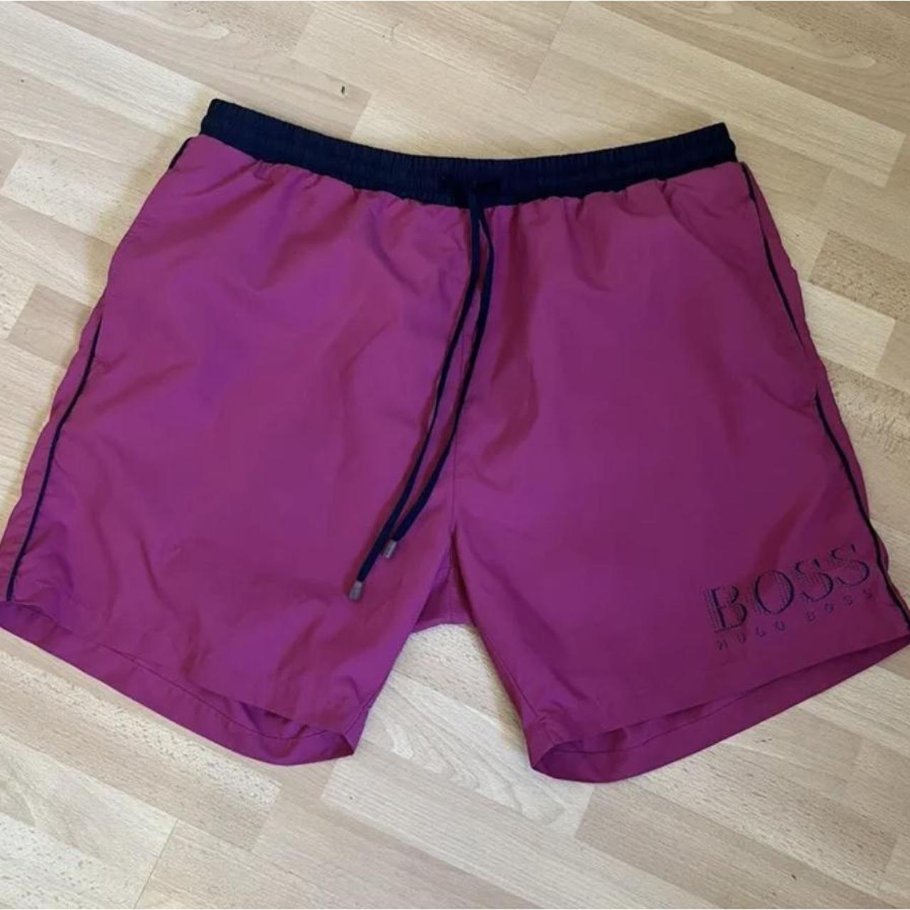 Hugo Boss Men's Pink Shorts Depop