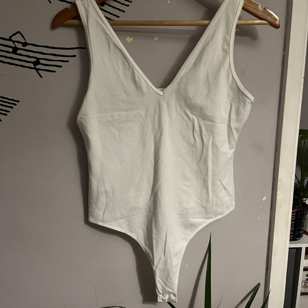 Asos Women S White Bodysuit Depop