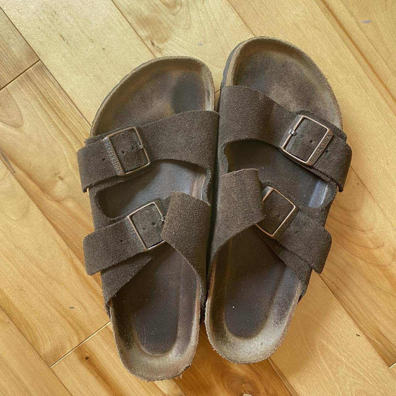 womens brown birkenstocks