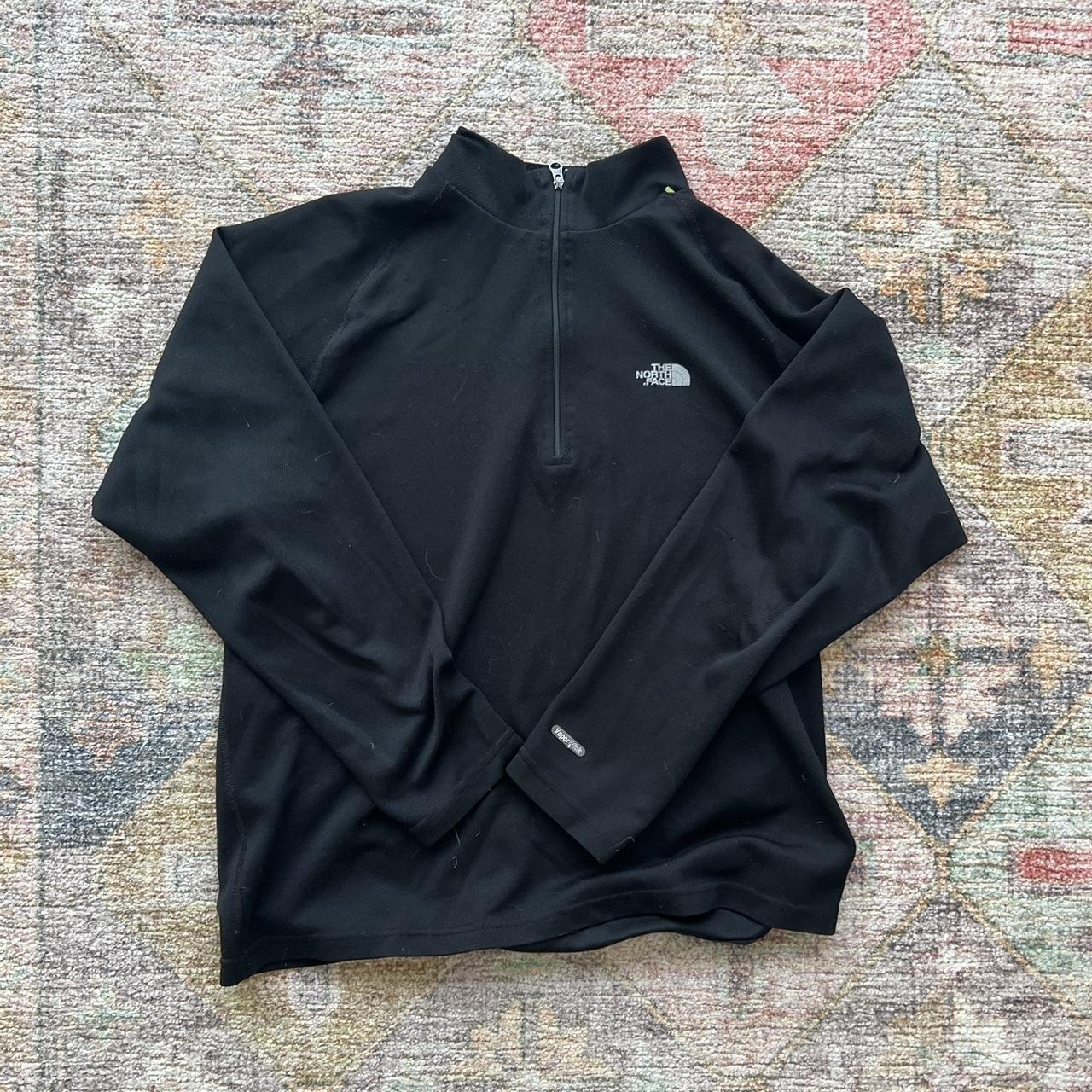 North face quarter zip size medium men’s No rips or... - Depop